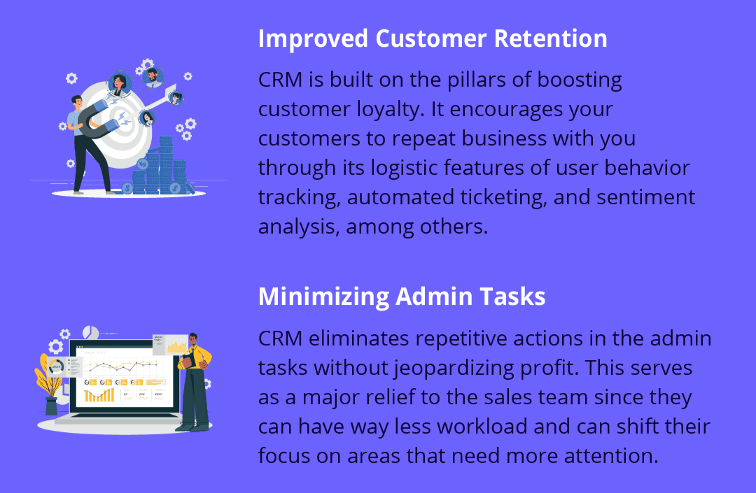Improved Customer Retention and Minimizing Admin Tasks