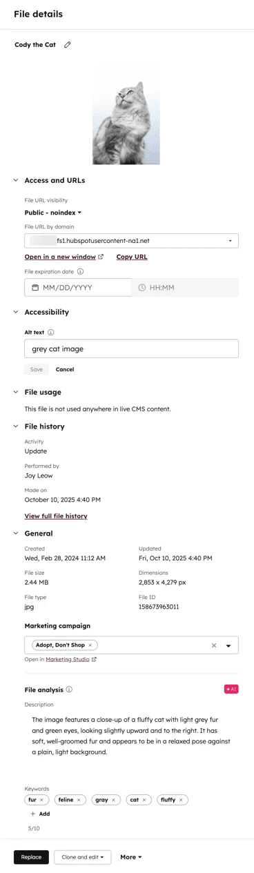 HubSpot File Manager